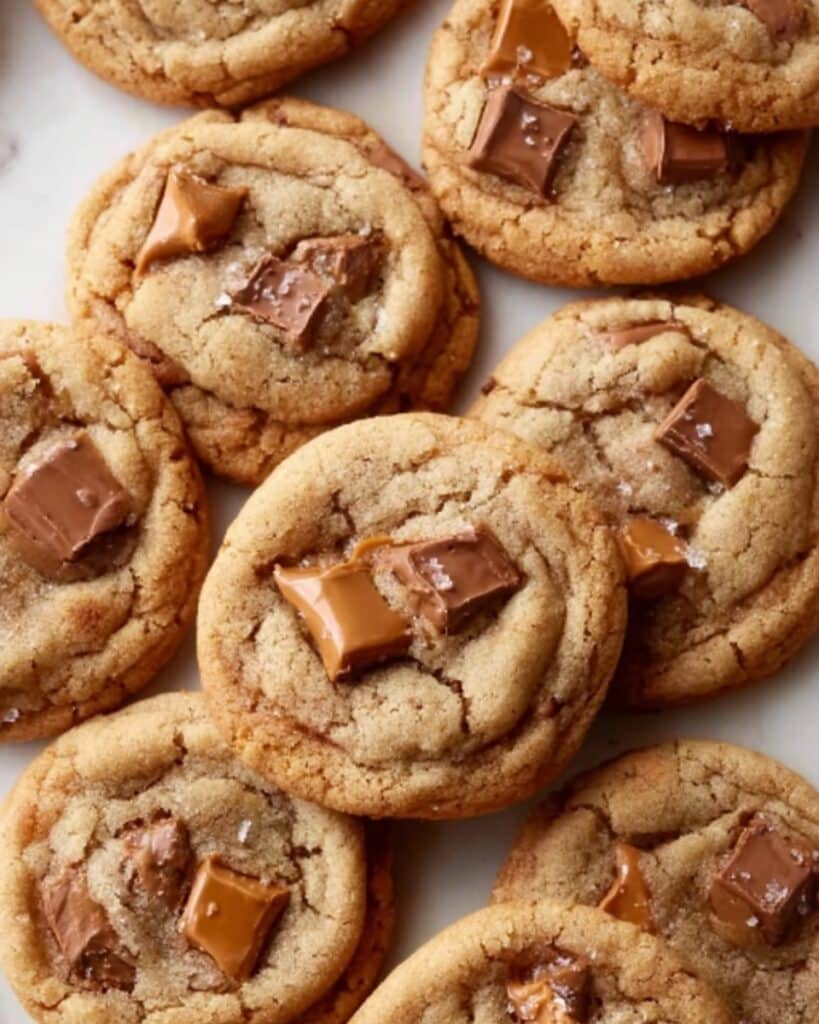Salted Caramel Cookies with Chocolate Chips Recipe